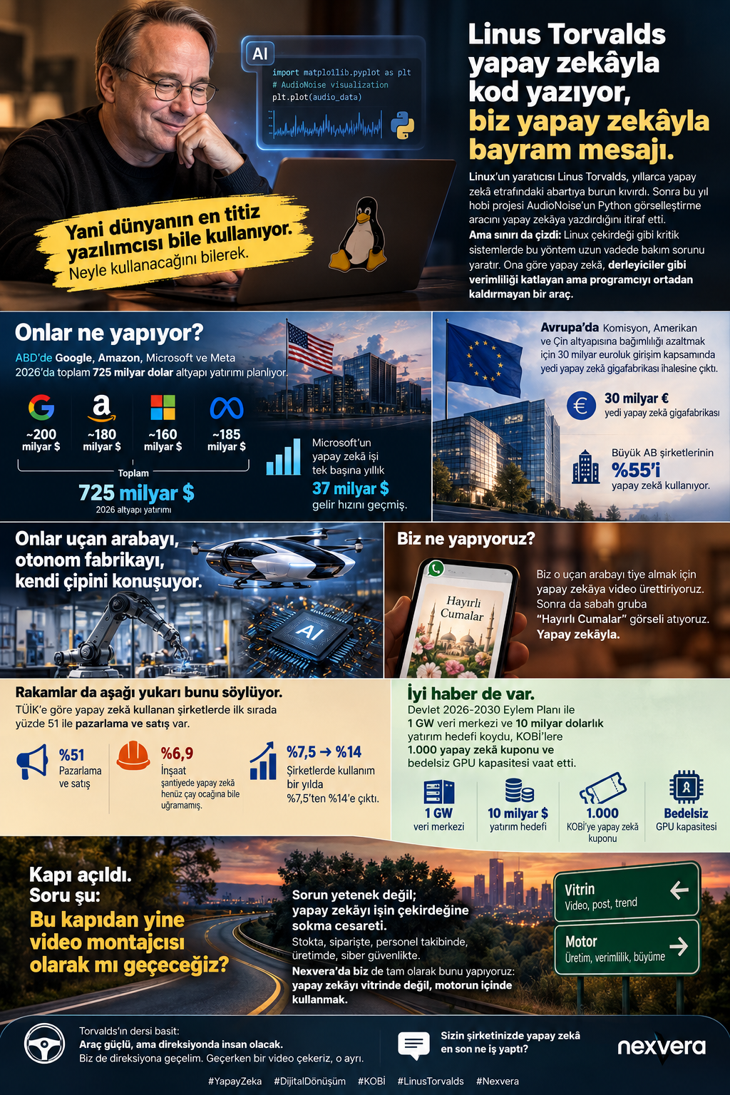 𝗟𝗶𝗻𝘂𝘀 𝗧𝗼𝗿𝘃𝗮𝗹𝗱𝘀 𝘆𝗮𝗽𝗮𝘆 𝘇𝗲𝗸𝗮̂𝘆𝗹𝗮 𝗸𝗼𝗱 𝘆𝗮𝘇ı𝘆𝗼𝗿. 𝗕𝗶𝘇 𝘆𝗮𝗽𝗮𝘆 𝘇𝗲𝗸𝗮̂𝘆𝗹𝗮 𝗯𝗮𝘆𝗿𝗮𝗺 𝗺𝗲𝘀𝗮𝗷ı 𝗵𝗮𝘇ı𝗿𝗹ı𝘆𝗼𝗿𝘂𝘇.